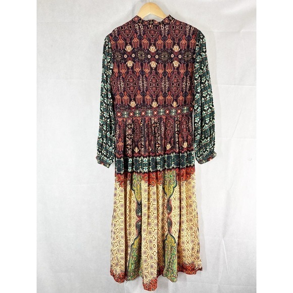 Bhanuni by Jyoti Ronika Patterned Maxi Dress Size 12 Petite - Picture 2 of 15